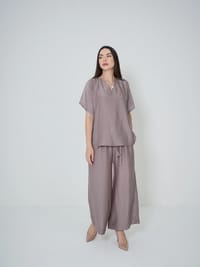 Sandy Brown - Under Abaya Pants set thumb 4