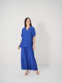 Royal Blue - Under Abaya Pants set thumb 1