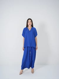 Royal Blue - Under Abaya Pants set thumb 2