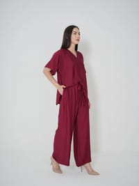 Red - Under Abaya Pants set thumb 3