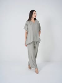 Mint green - Under Abaya Pants set thumb 1