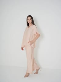 Peachy Nude - Under Abaya Pants set thumb 2