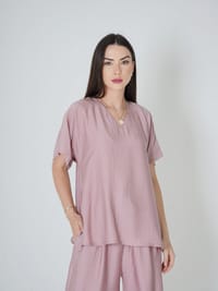 Dusty rose - Under Abaya Pants set thumb 4