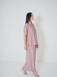 Dusty rose - Under Abaya Pants set thumb 5