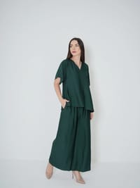 Dark green - Under Abaya Pants set thumb 1