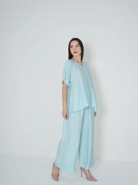 Baby Blue - Under Abaya Pants set thumb 3