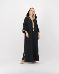 Black - Hoodie Kaftan thumb 1