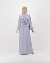 Light Grey - Hoodie Kaftan thumb 3