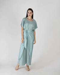 Baby Blue - Under Abaya Wrap Skirt Set thumb 2