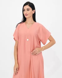 Coral Pink - Under Abaya Dress thumb 2
