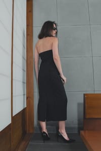 black-pinstripe-halter-set thumb 5