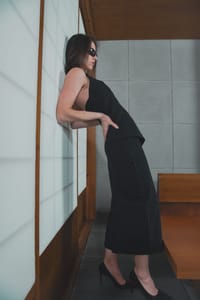black-pinstripe-halter-set thumb 11