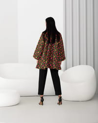 FLORAL JACKET/ BLACK thumb 4