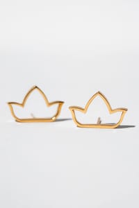 Lotus Earrings thumb 1