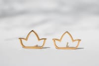 Lotus Earrings thumb 2