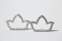 Lotus Earrings in Diamond thumb 2
