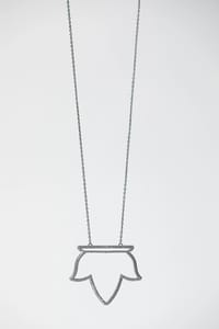 Lotus Long Necklace in Diamond thumb 1