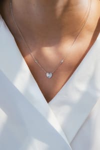 I'Heart'You Necklace with Diamonds thumb 2