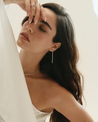 DROPS Long Earrings in Diamonds thumb 4