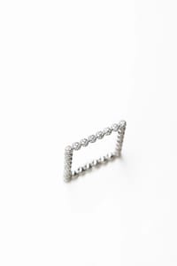 DROPS Square Ring in Full Diamonds thumb 1