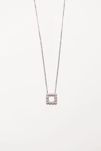 Drops Petite Necklace in Diamonds thumb 1