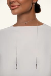 DROPS Wrap Necklace in Diamonds thumb 4