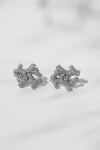 TWIG Diamond Stud Earrings thumb 1