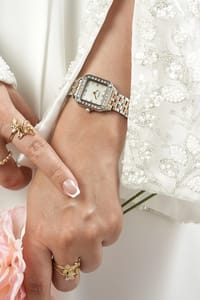 Sh.Hind RoseGold/       ساعه الشيخه هند thumb 7