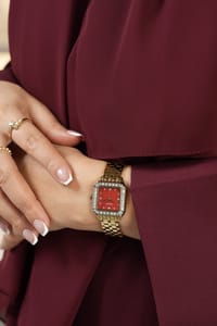 Sh.Hind Red /       ساعه الشيخه هند thumb 6