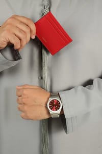 MAKTOUM Steel/Leather Watch/ساعه مكتوم ستيل+جلد thumb 3