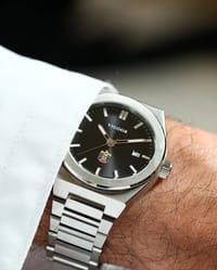 Hazza Steel+Leather Watch/ساعه هزاع ستيل +جلد thumb 7