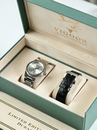 FAZZA Steel+Leather Watch / ساعه فزاع ستيل+جلد thumb 2