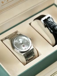 FAZZA Steel+Leather Watch / ساعه فزاع ستيل+جلد thumb 3