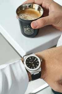 Hazza Leather Watch/ساعه هزاع جلد thumb 4
