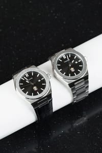 Hazza Steel+Leather Watch/ساعه هزاع ستيل +جلد thumb 9