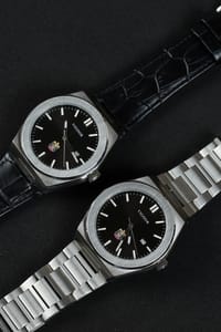 Hazza Steel+Leather Watch/ساعه هزاع ستيل +جلد thumb 10