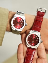 MAKTOUM Steel/Leather Watch/ساعه مكتوم ستيل+جلد thumb 4