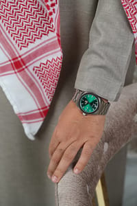 ZAYED Steel +Leather Watch / ساعه زايد ستيل+جلد thumb 4