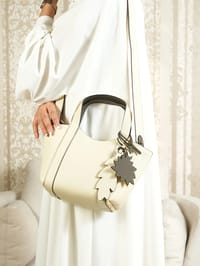 شنطه مريم لون أوف وايت/Maryam Off-White Bag thumb 8