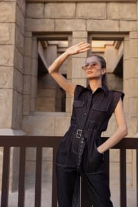 Olina Jumpsuit - Gray thumb 2