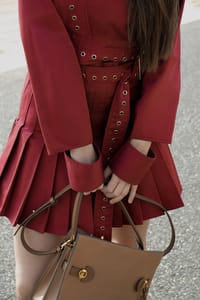 Kaia Skirt - Maroon thumb 1
