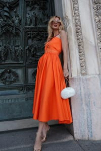 Alba Orange Dress thumb 3