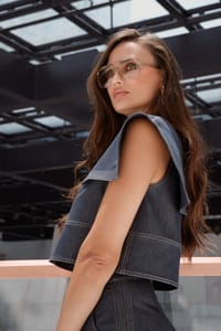 Tramonto Denim Top thumb 6