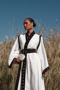 Zaya White Kaftan thumb 4
