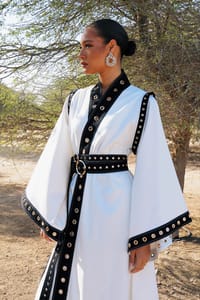 Zaya White Kaftan thumb 3