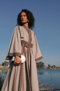 Zaya Beige Kaftan thumb 1