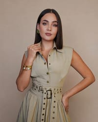 Beige Onira Dress thumb 1