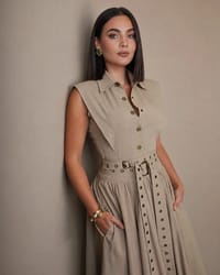 Beige Onira Dress thumb 2