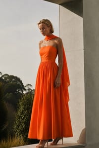 Sia Orange Dress thumb 3