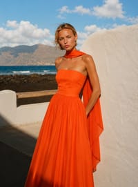 Sia Orange Dress thumb 2